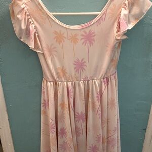 Dot Dot Smile dress with flutter sleeves, short length size 8/10